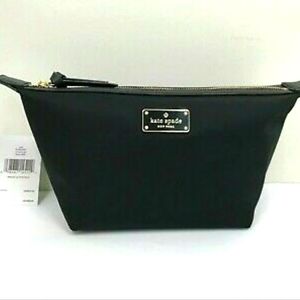 NWT Kate Spade Cosmetic Bag Black